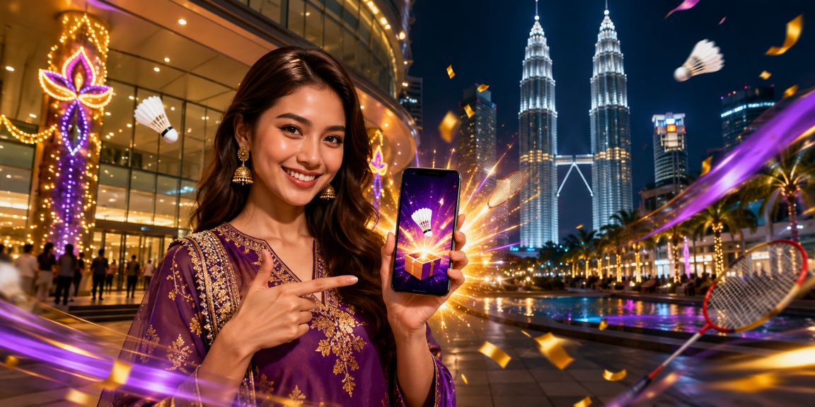 Skrin pendaftaran dan bonus selamat datang 9700x di Kuala Lumpur